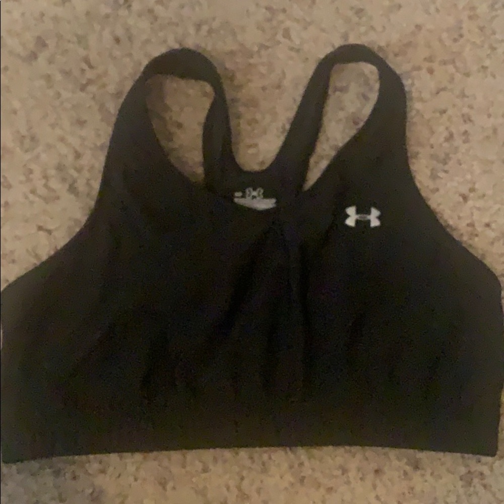Black Under-armor bra